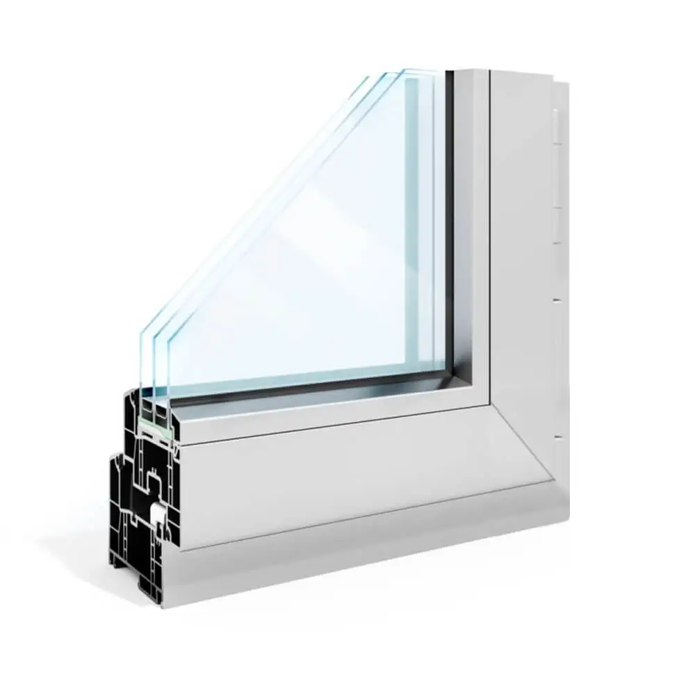 Serramento moderno in alluminio a taglio termico con profilo minimal